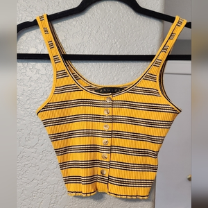 Longlost‎ cropped tank top, Size S